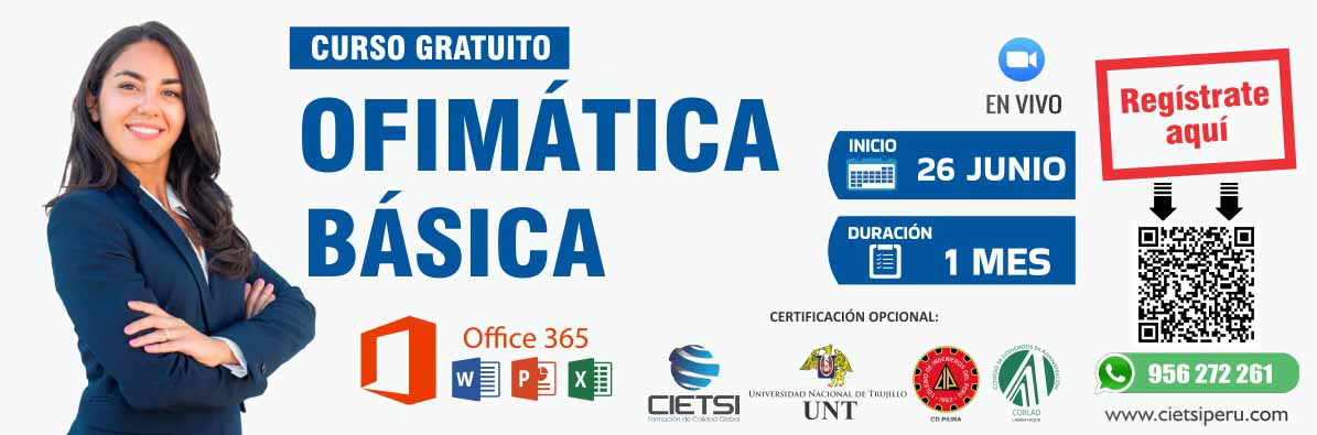 CURSO EN OFIMÁTICA BÁSICA 2024